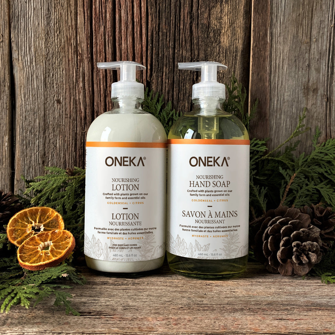 Goldenseal & Citrus Nourishing Lotion and Hand soap Duo