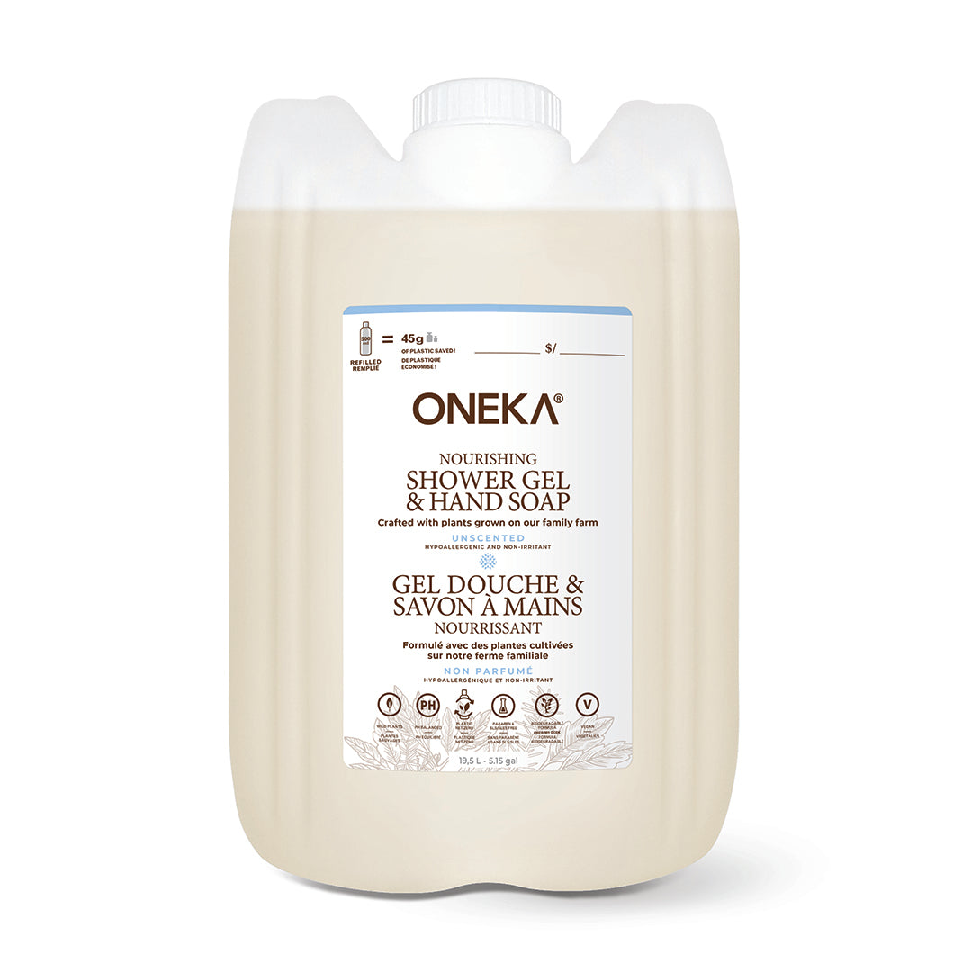 Unscented Shower Gel and Hand Soap 19.5L Refill