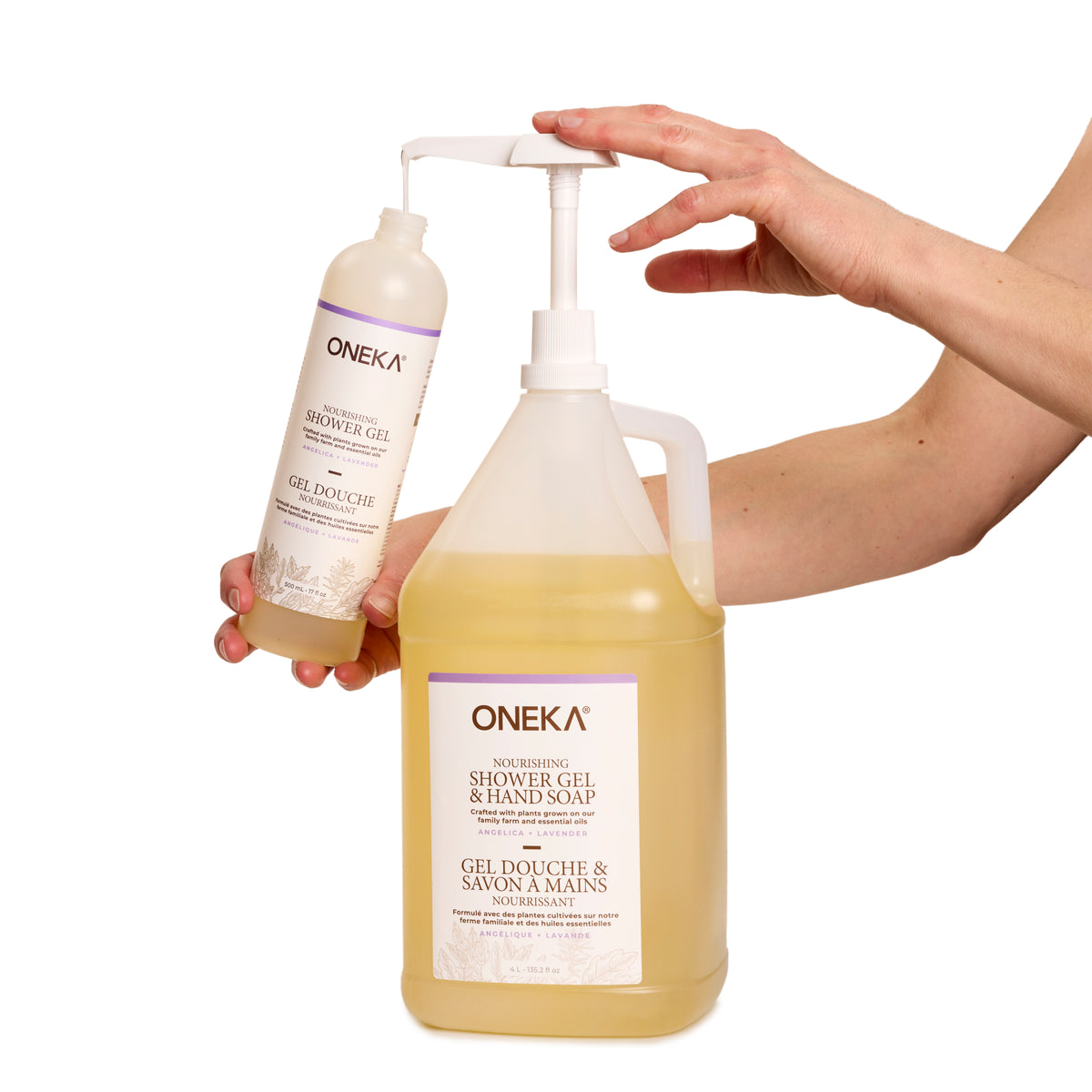 Duo de recharge de gel douche Cèdre et Sauge