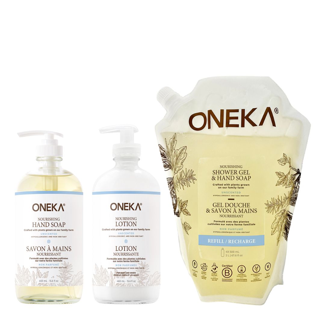 Unscented Body & Hand Care Trio