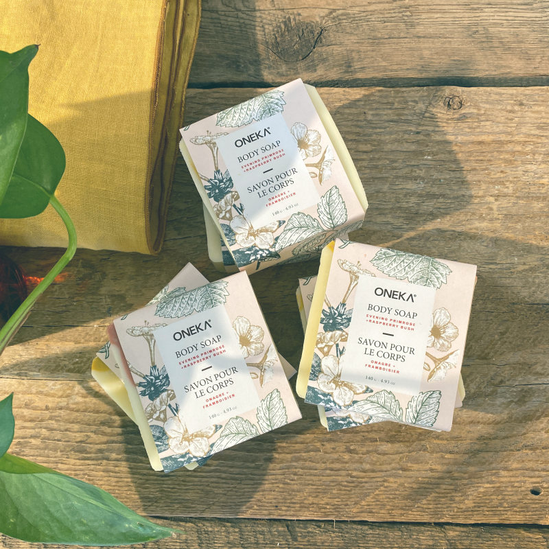 Evening Primrose & Raspberry Soap - 6 pack (with label)