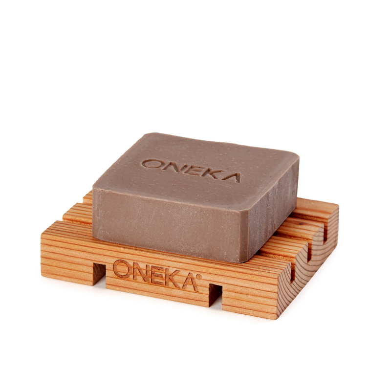 Cedar wood soap holder